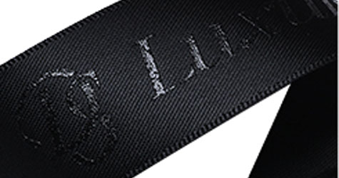 Silicone printing technique on ribbon