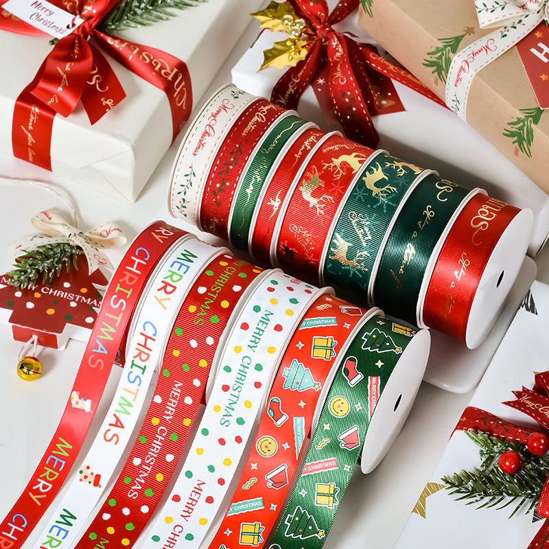 Festival Ribbons 2 38mm spider ghost bat halloween ribbon for gift packing