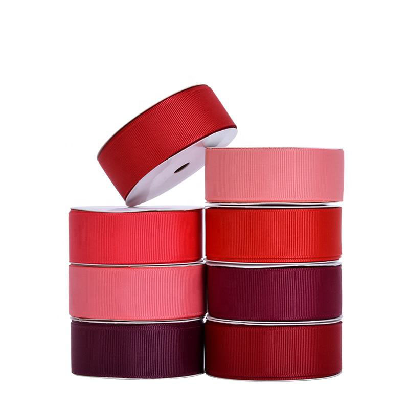 Grosgrain Ribbons 3 Gold foil print edge grosgrain ribbon with logo