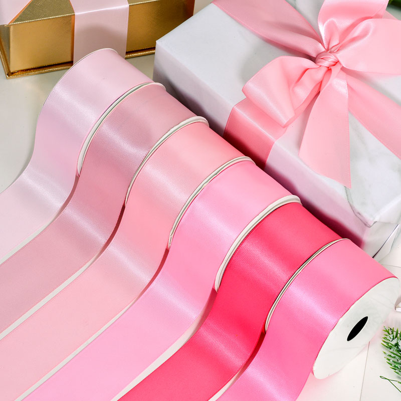 Double face satin ribbon roll 1 inch 25mm