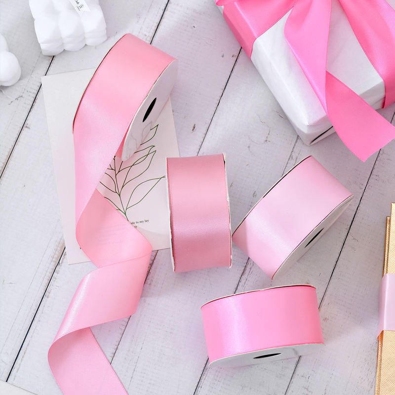 Customized printed satin trimmed ribbon