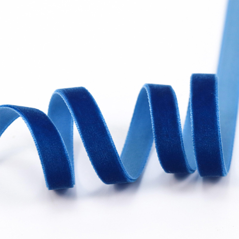 Velvet Ribbons 6 Single face velvet ribbon roll 10mm